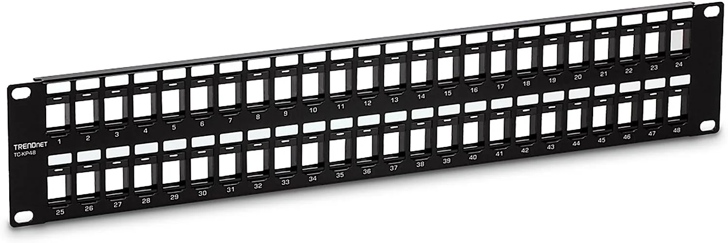 TRENDnet 48-Port Blank Keystone 2U HD Patchpanel