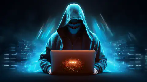 Ein Bild, das einen Hacker mit einem Superheldenumhang zeigt, symbolisiert die durch die Cybersicherheitsschulung von TryHackMe erlangte Machtfülle.