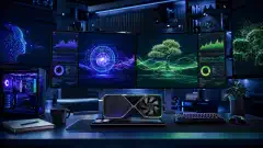 Eine Workstation mit lokalen KI-Modellen, GPU-Speichernutzung und Kontextfenstern für Coding-Agenten